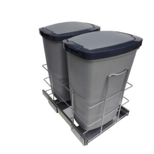 Cesto doble extraíble 25×25 lts.